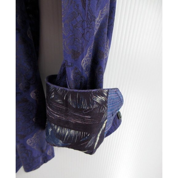 Robert Graham Shirt XXL Button Down Geometric Art Flip Cuffs Logo - Picture 8 of 13